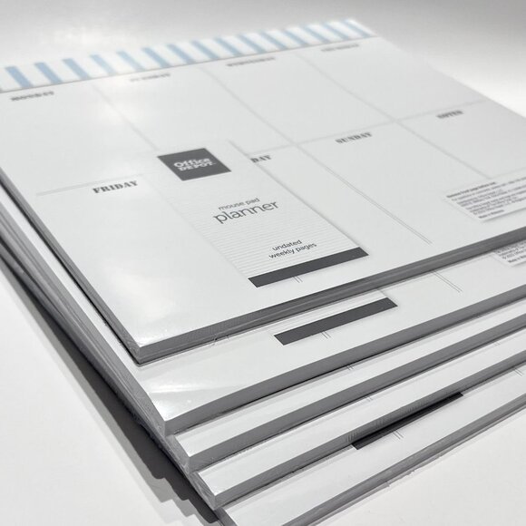 Weekly Desk Calendar Mouse Pad, 9" x 8", Stripes, Undated‎ NEW Plastic Sealed - Picture 5 of 7